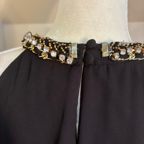 JBS Little Black Dress with Rhinestone collar - Picture 4 of 6